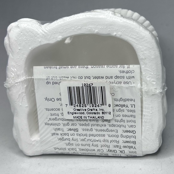 Christmas village Joe’s Hamburger Stand Holiday Time Creative Crafts Englewood - Picture 6 of 6